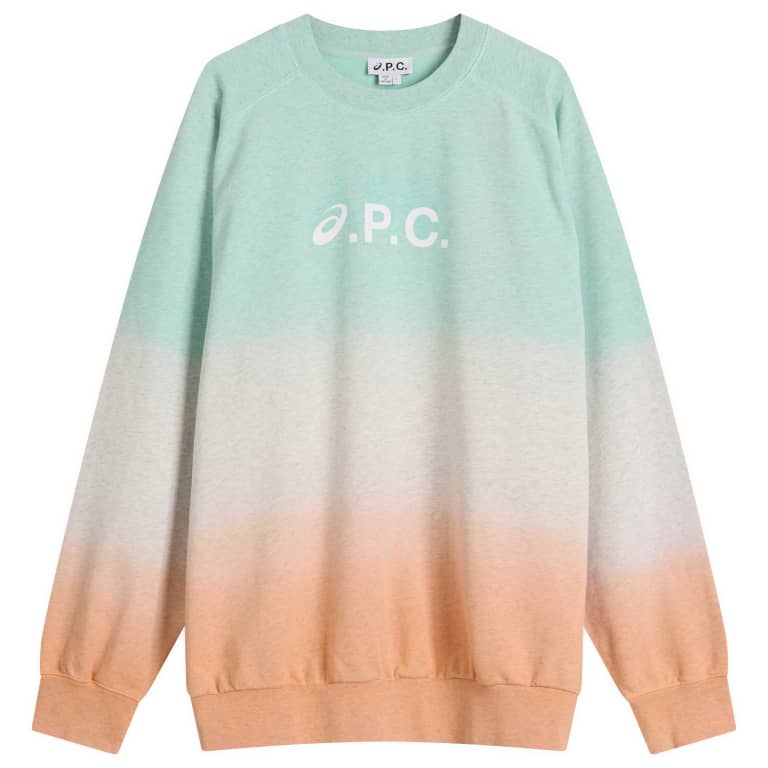 APC x Asics Lake Dip Dye Crew Sweatshirt 48490₽