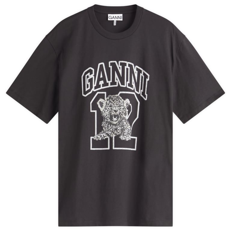 GANNI Basic Cotton Drop Shoulder T-Shirt Presented by END 15190₽