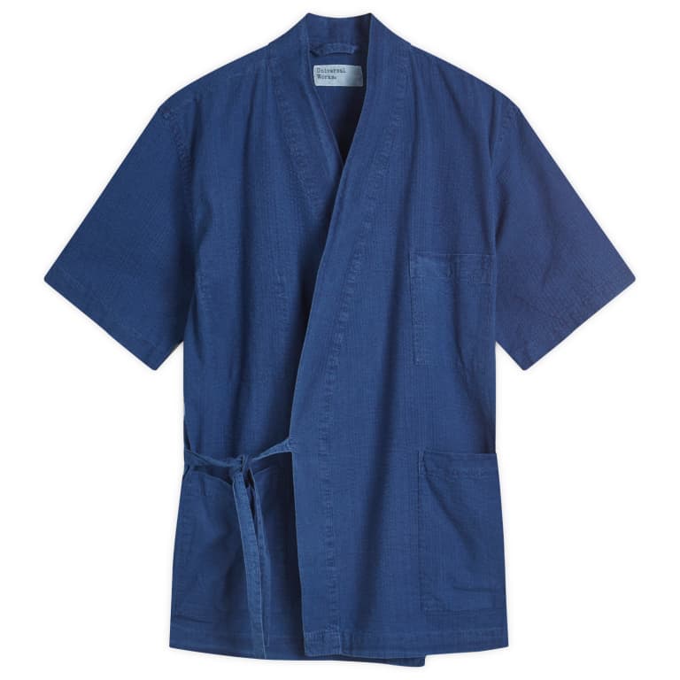 Universal Works Seersucker Short Sleeve Kyoto Shirt 28590₽