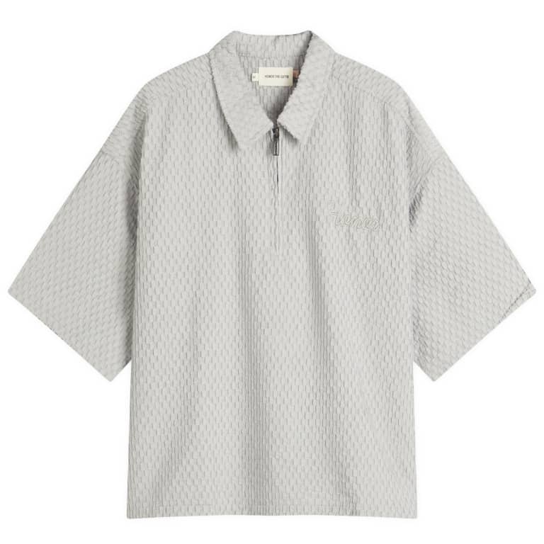 Honor The Gift Textured Knit Zip Polo 16890₽