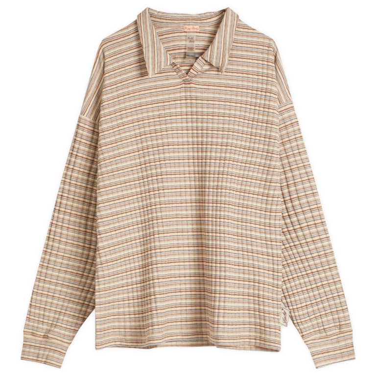 Fruity Booty Lucky Stripe Polo Top