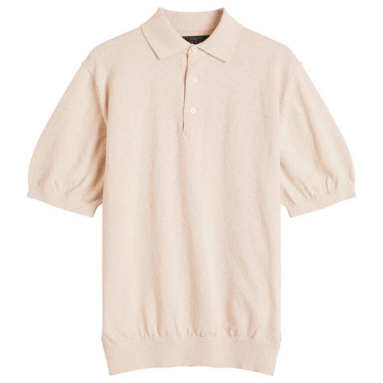 Beams Plus Boucle Knit Polo