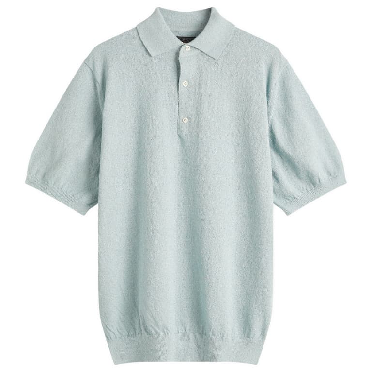Beams Plus Boucle Knit Polo