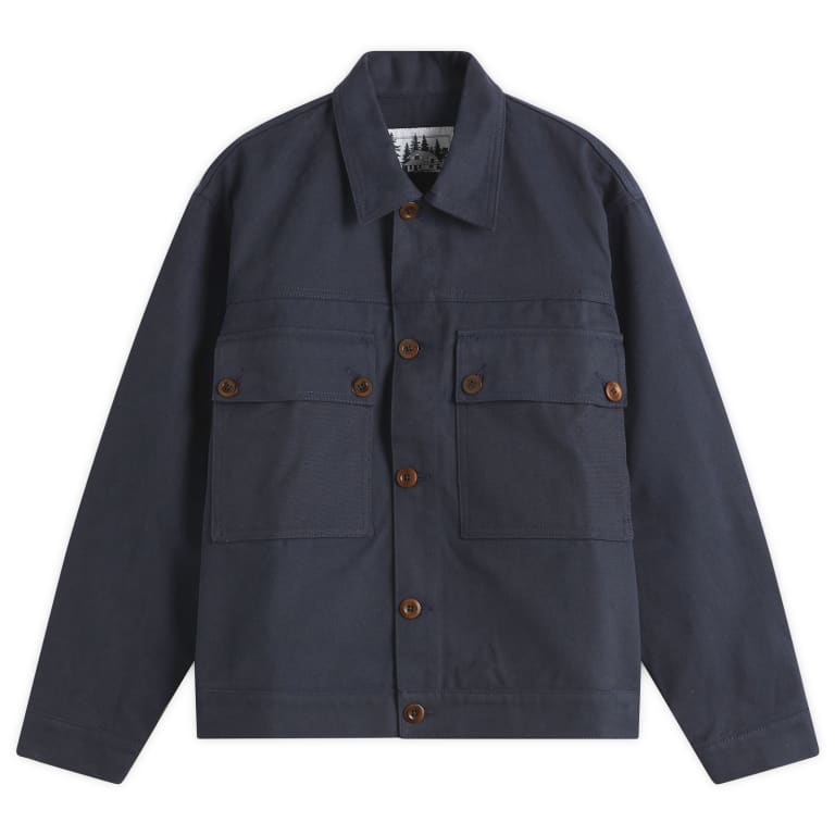 Café Mountain Reverse Panel Workers Jacket