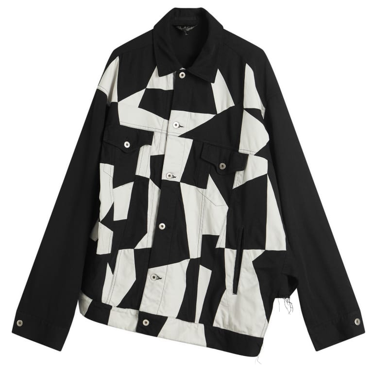 Comme des Garons Black Patchwork Twill Jacket 214890₽