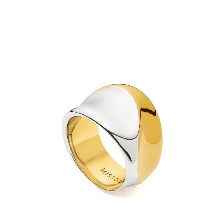 Скульптурное кольцо из расплавленного металла Missoma 20690₽