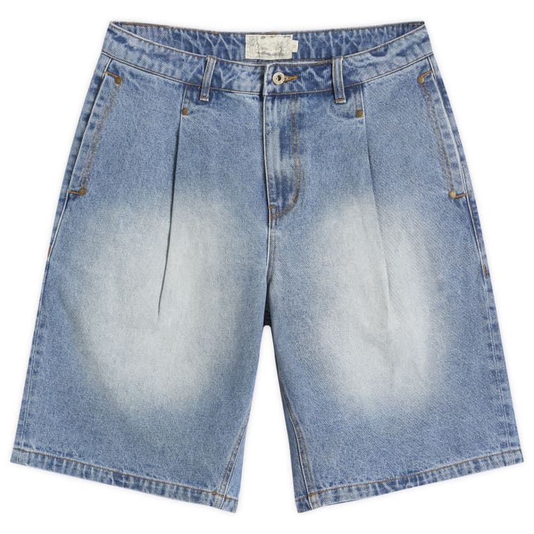 Dime Pleated Denim Shorts 27590₽