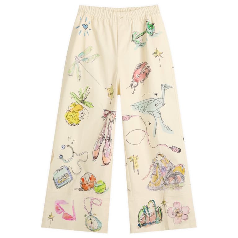 ALÉMAIS Wide Leg Court Denim Trouser