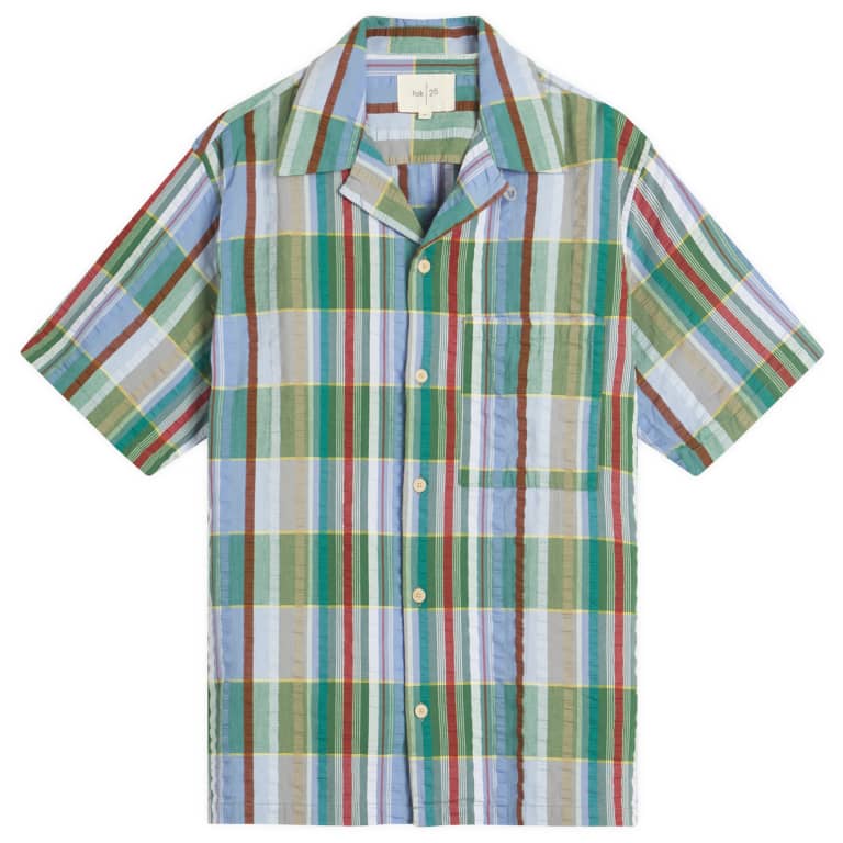 Folk Relaxed Soft Collar Vacation Shirt