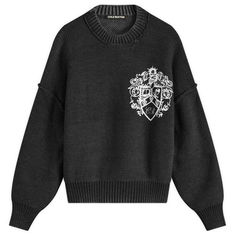 Cole Buxton Collegiate Crest Knit Sweater 44690₽