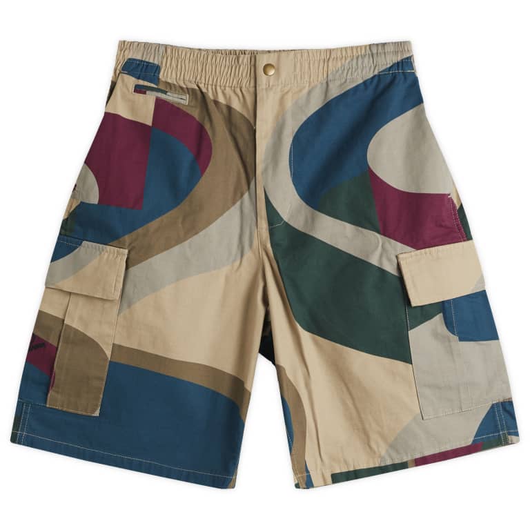 By Parra The Wall Camo Shorts