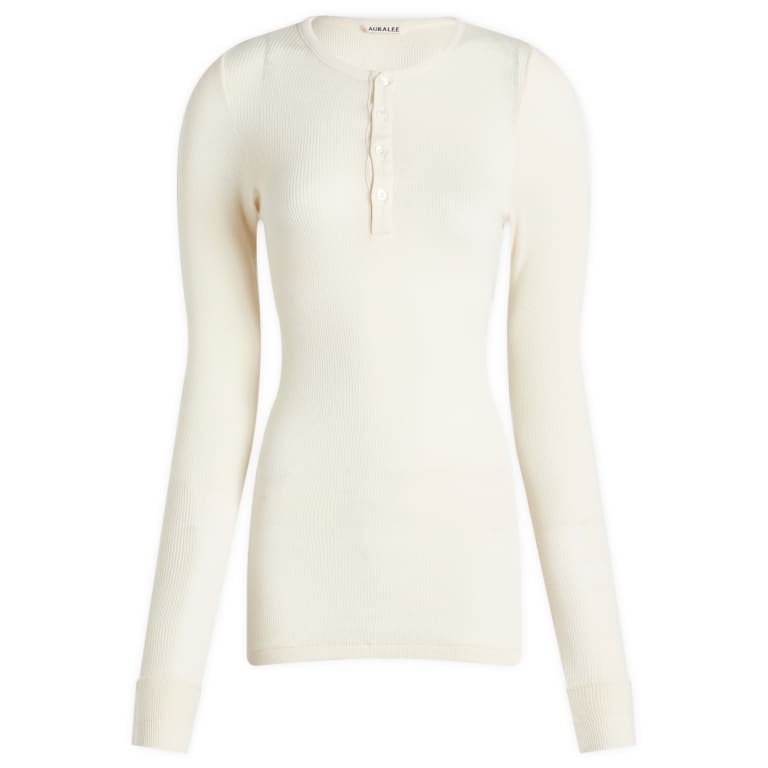 Auralee Organic Soft Rib Pullover