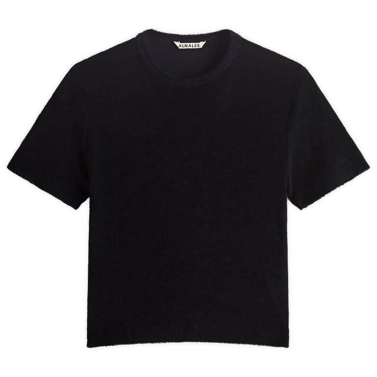 Auralee Washable Wool Pile T-Shirt