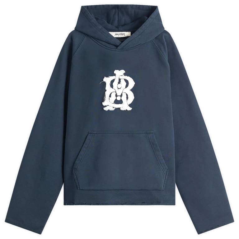 aboutblank Monogram Cut Off Hoodie 27590₽