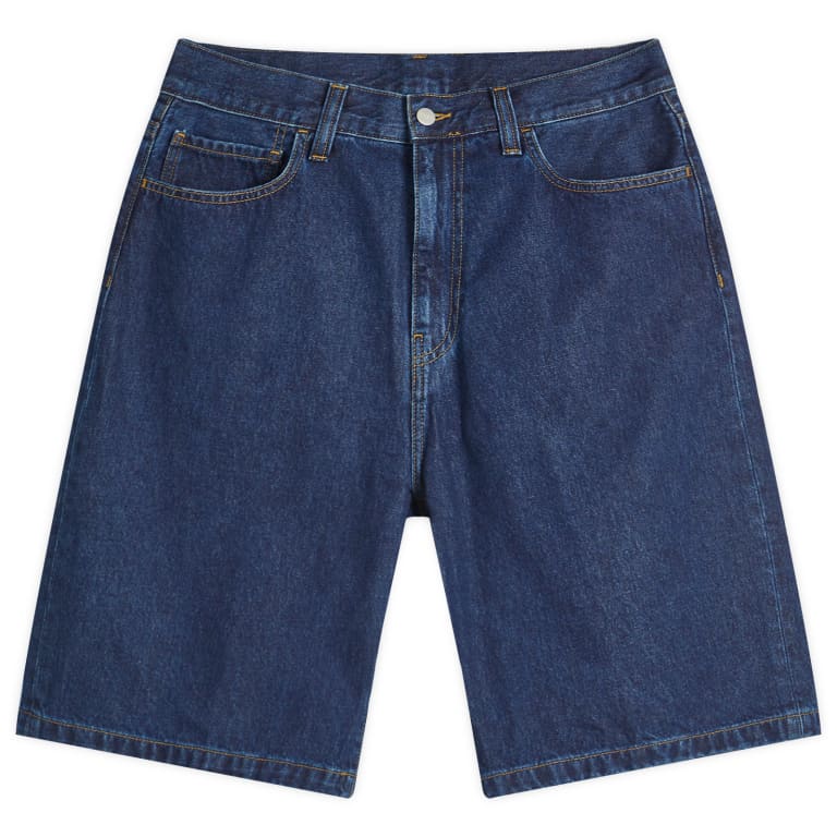 Свободные джинсовые шорты Carhartt WIP Landon blue stone washed