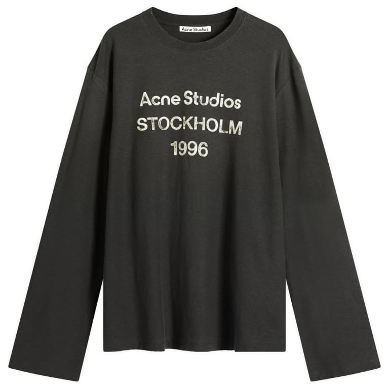 Acne Studios Edden 1996 Logo Long Sleeve T-Shirt 57090₽