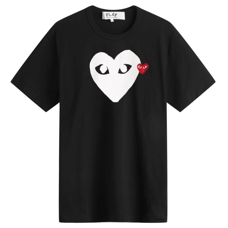 Comme des Garcons Play Double Heart Logo T-Shirt 14990₽