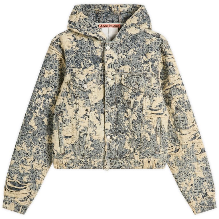 Acne Studios Distressed Monogram Hooded Jacket 142790₽