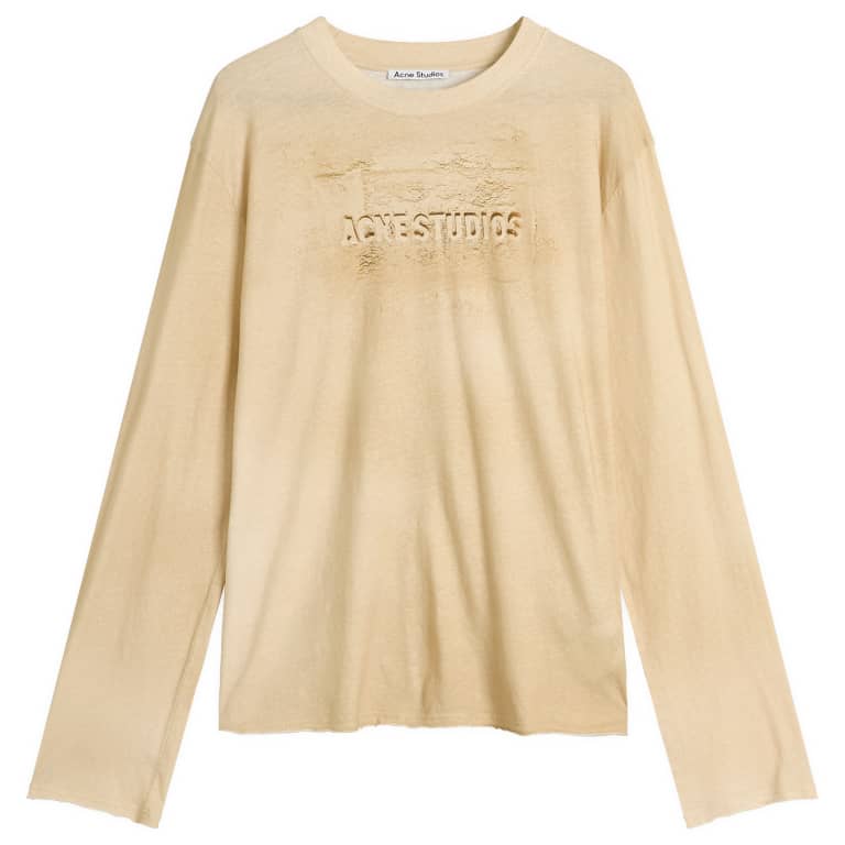 Acne Studios Long Sleeve Faded Logo T-Shirt 68490₽
