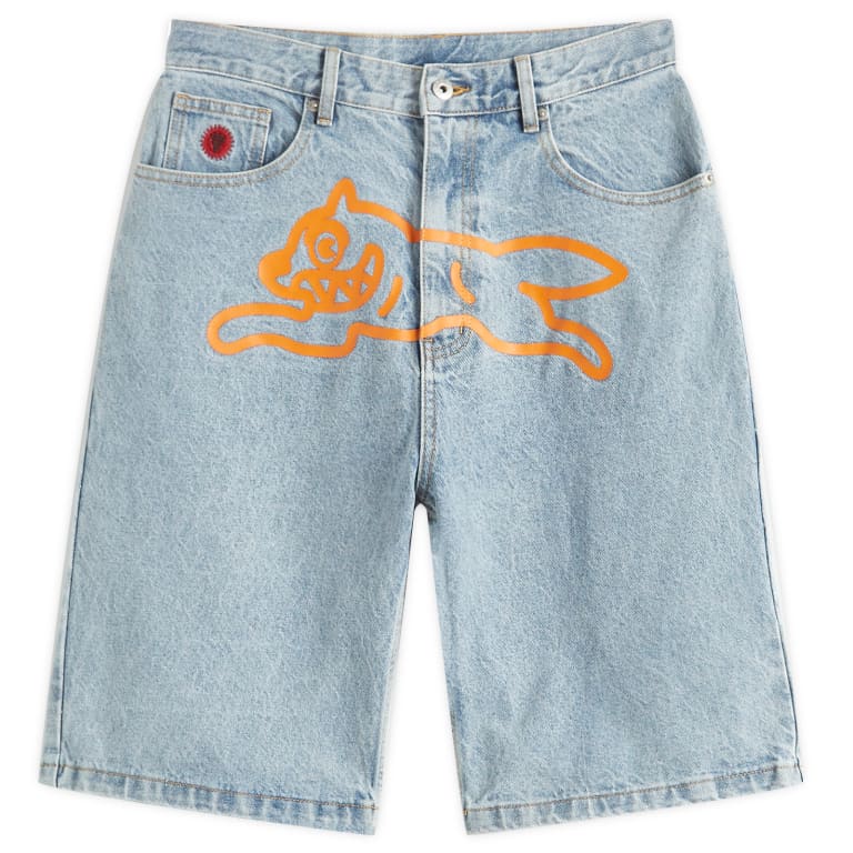 ICECREAM Running Dog Denim Shorts