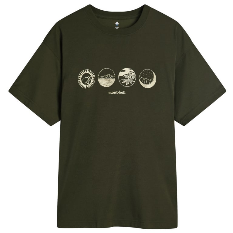 Montbell Mountain Scenes Wickron T-Shirt 7390₽