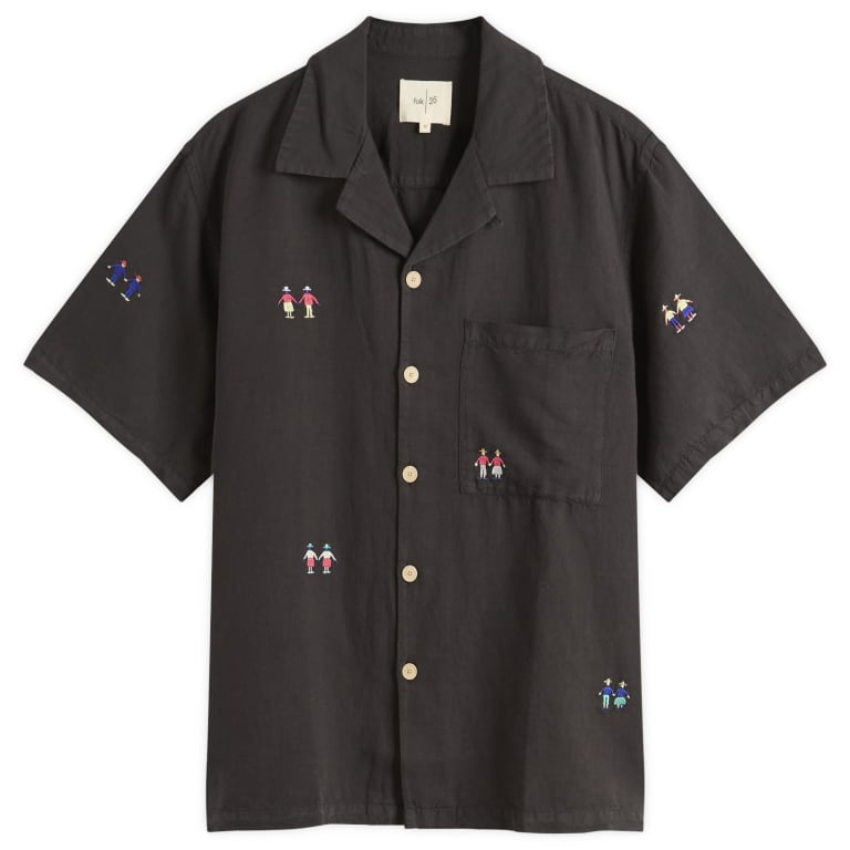 Folk Relaxed Soft Collar Vacation Shirt 30290₽