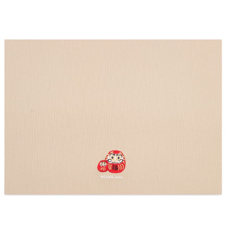Чайный коврик с вышивкой BEAMS JAPAN - Daruma