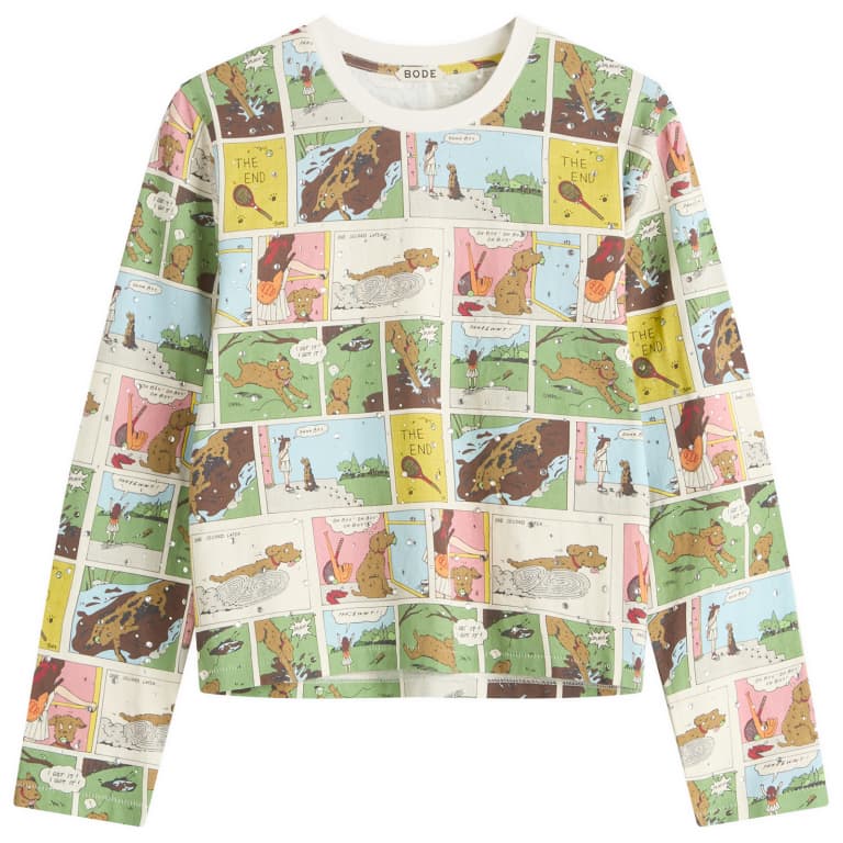 Bode Comic Strip Long Sleeve Top 78990₽