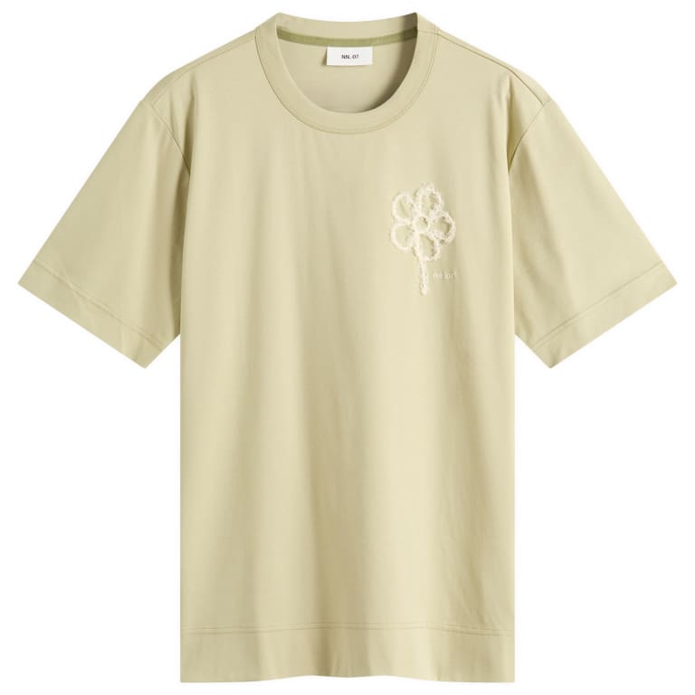 NN07 Pedro Embroidered Flower T-Shirt 16190₽