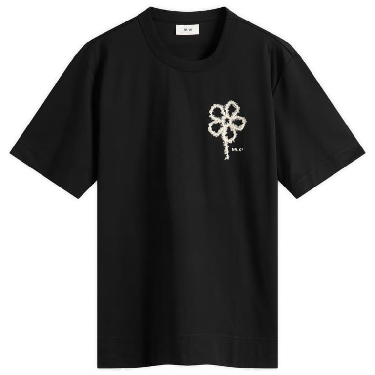 NN07 Pedro Embroidered Flower T-Shirt 16190₽