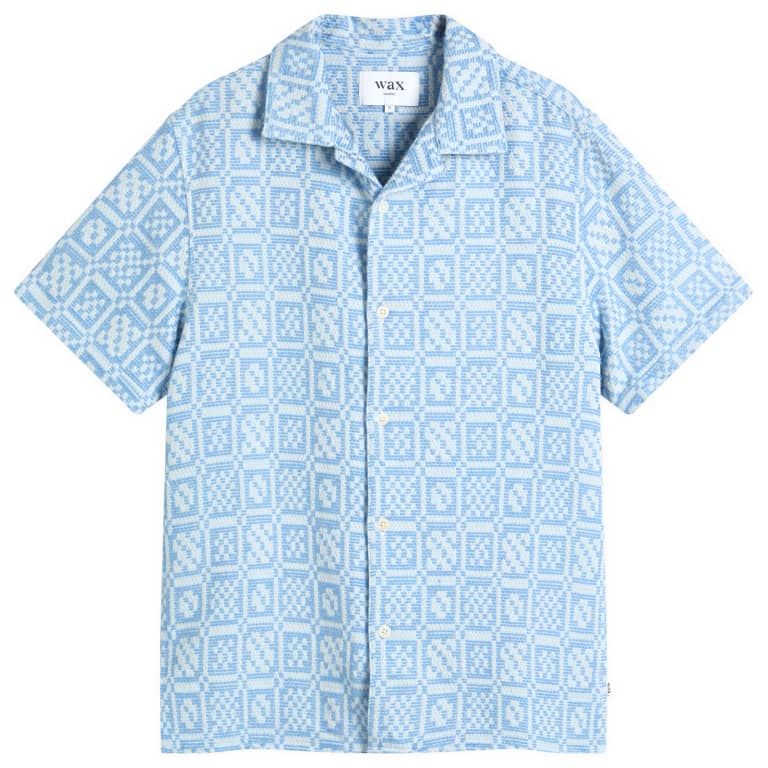 Wax London Didcot Geo Dobby Vacation Shirt