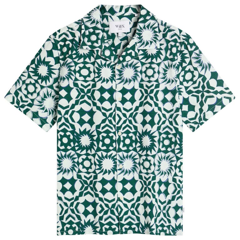 Wax London Didcot Sketch Geo Vacation Shirt