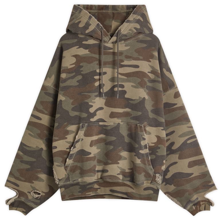 Cole Buxton Cropped Camo Hoody