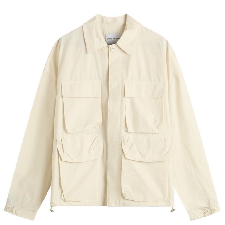 MKI Washed Cotton Nylon Box Overshirt 16890₽