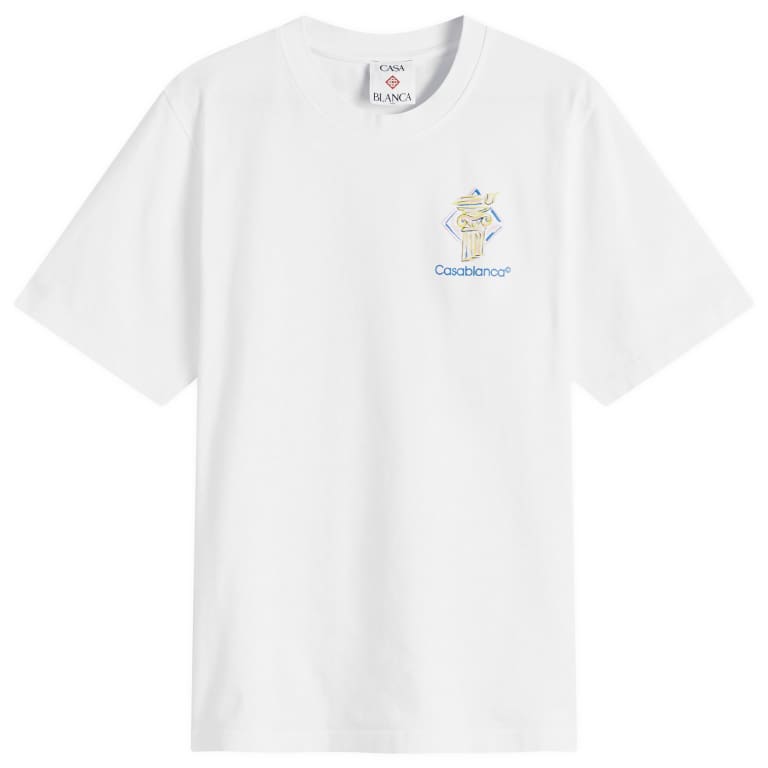 Футболка с бриллиантовой колонной Casablanca 38990₽