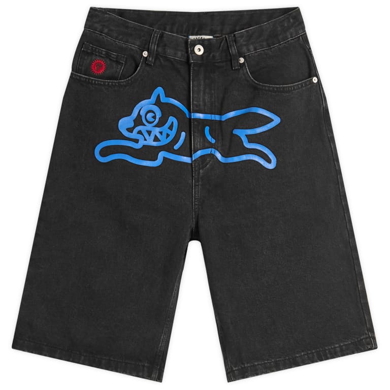 Джинсовые шорты для бегущей собаки с мороженым 23790₽