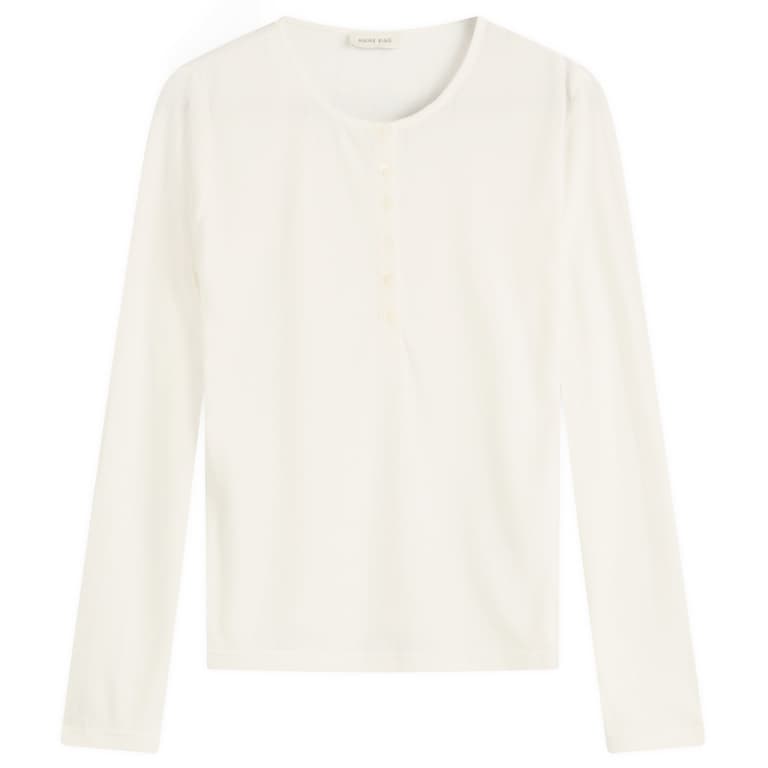 Футболка с длинным рукавом Anine Bing Pia Pointelle