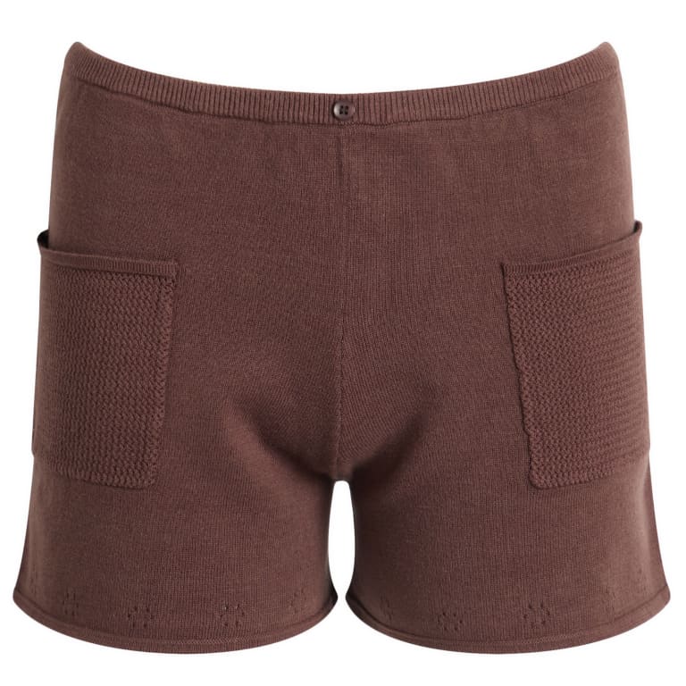 Трикотажные шорты персикового цвета от Den Marie