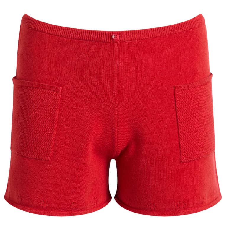 Трикотажные шорты персикового цвета от Den Marie