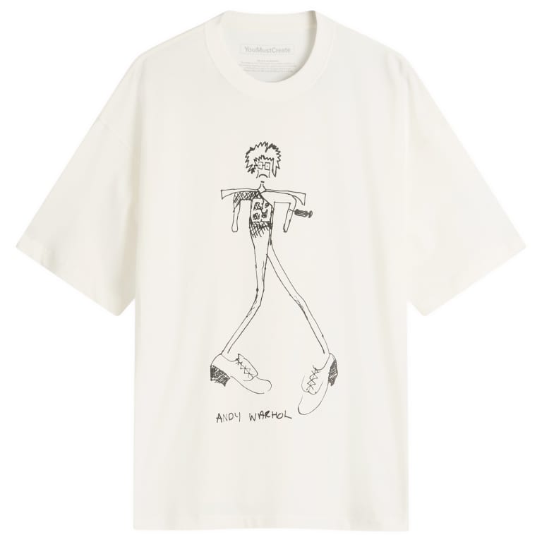 Футболка YMC x Bat Girls - Acid Boys с изображением Энди Уорхола 14290₽