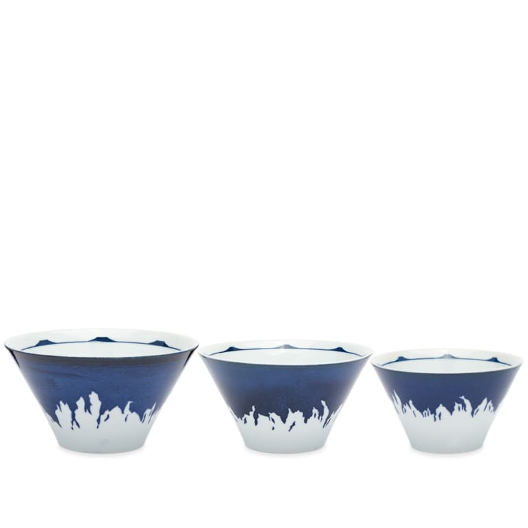 Чаша BEAMS JAPAN Mt Fuji Bowl - набор из 3 предметов