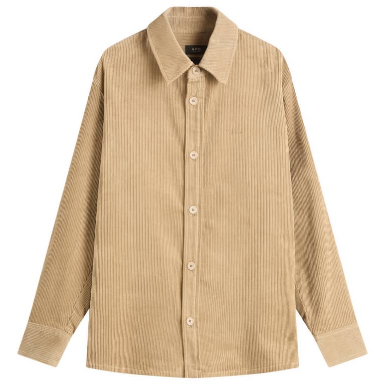 Вельветовая верхняя рубашка APC Bobby 50390₽