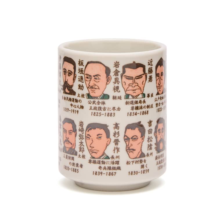 ЯПОНСКАЯ мультяшная чашка для суши BEAMS - Самурай