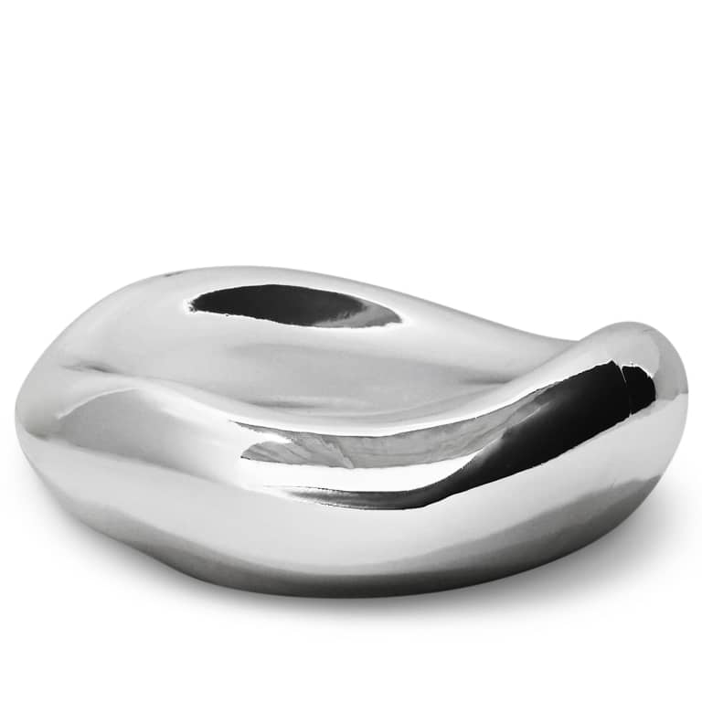 Стеклянная чаша с живым блеском