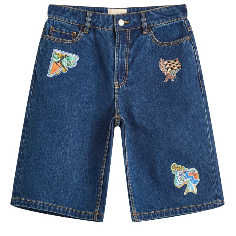 Короткие джинсовые шорты ALÉMAIS Speedy