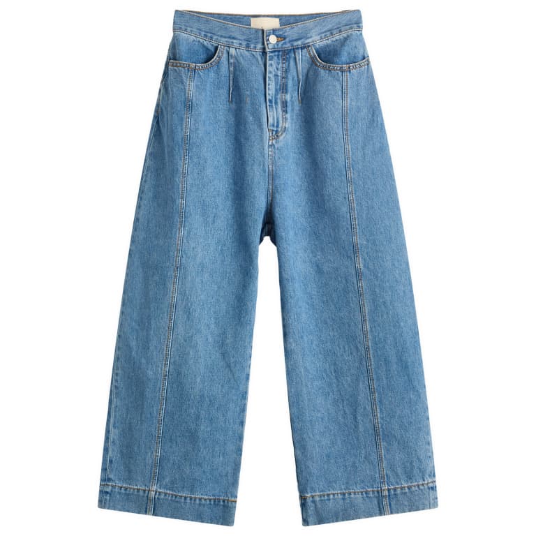 Джинсы ALÉMAIS Stephi Cocoon Leg из денима