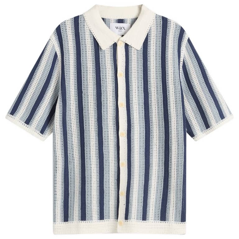 Воск Лондонском Порту В Полоску Крючком Рубашка