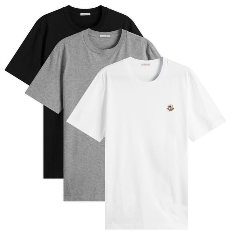 Футболки Moncler с коротким рукавом в 3-х упаковках 82790₽