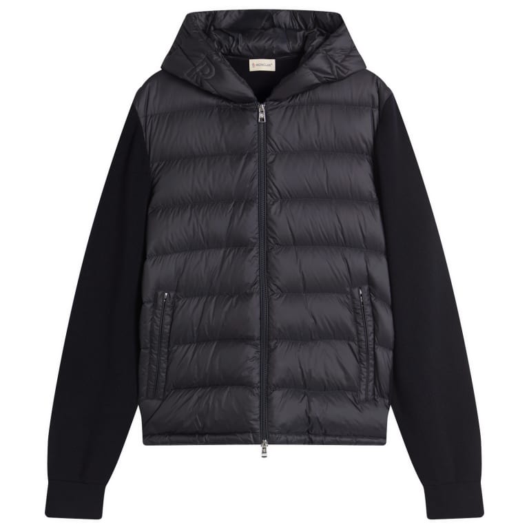 Куртка с капюшоном Moncler Hybrid застегивается на молнию 200790₽