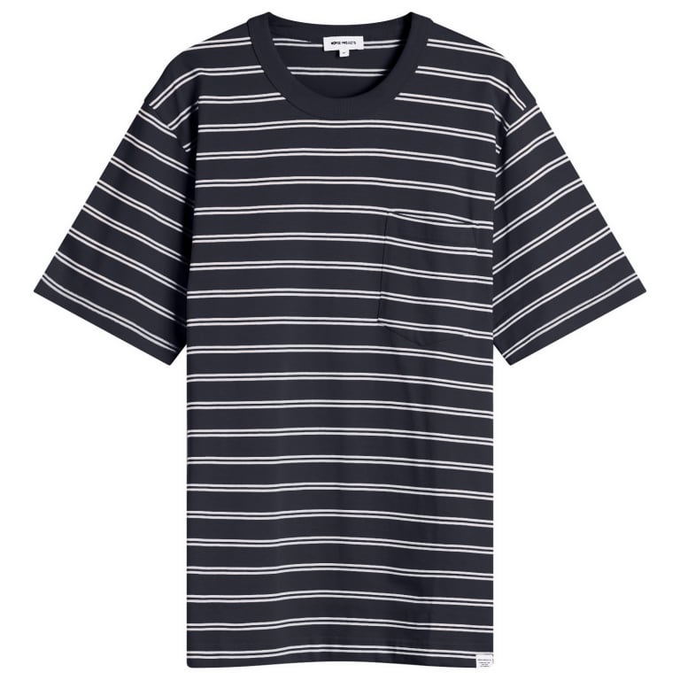 Футболка с карманом в полоску от Norse Projects Holger Sailor 16190₽